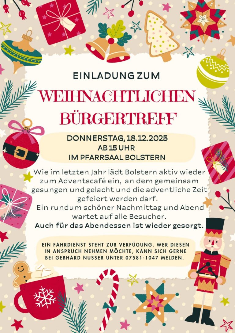 weihnachtlicher Bürgertreff